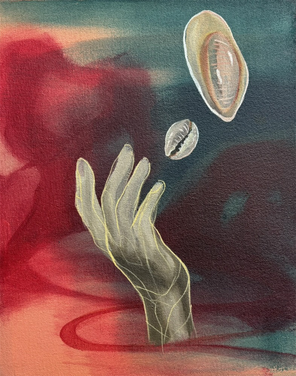 But Your The Woman, painting by Ayesha Feisal