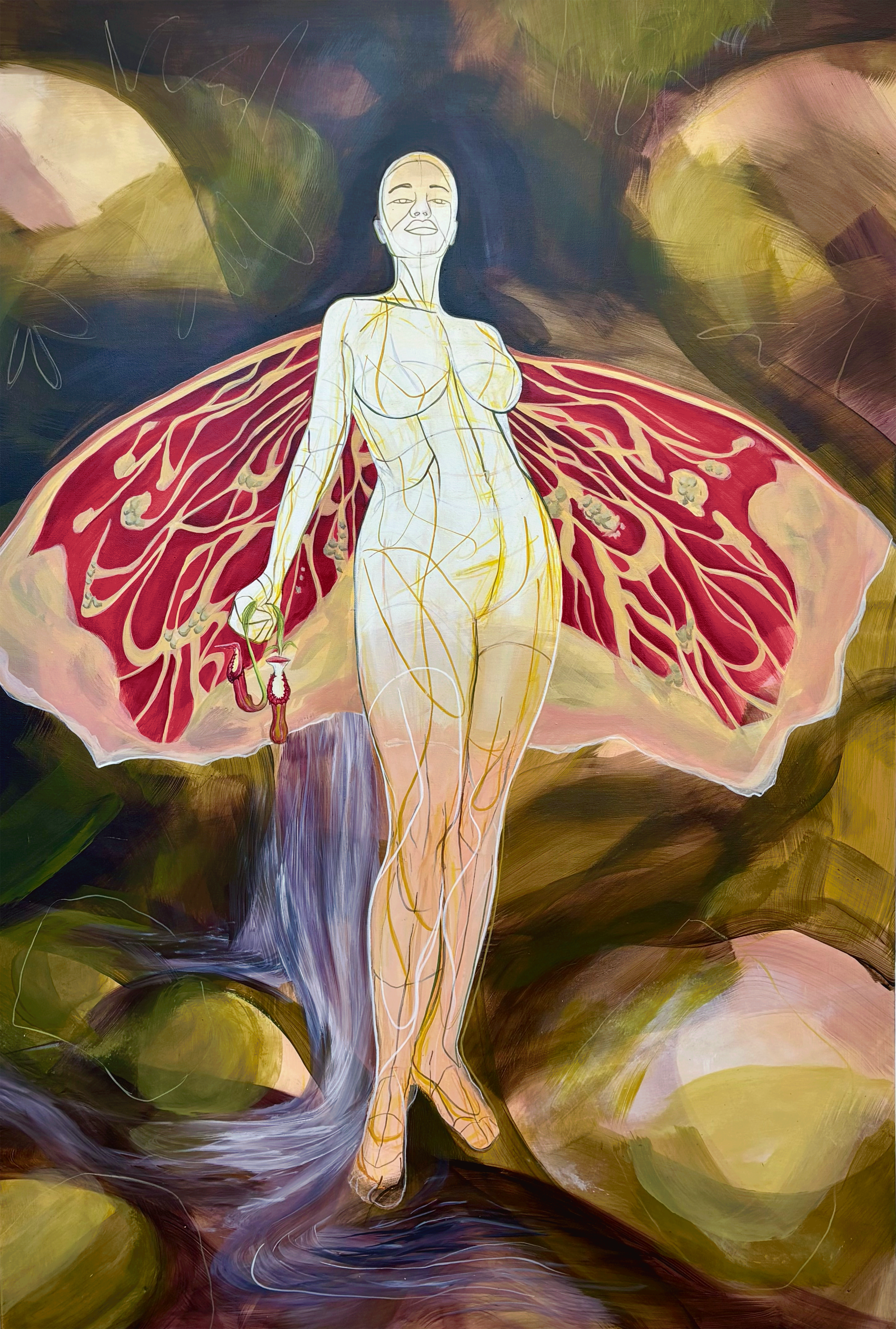 Emancipation, painting by Ayesha Feisal