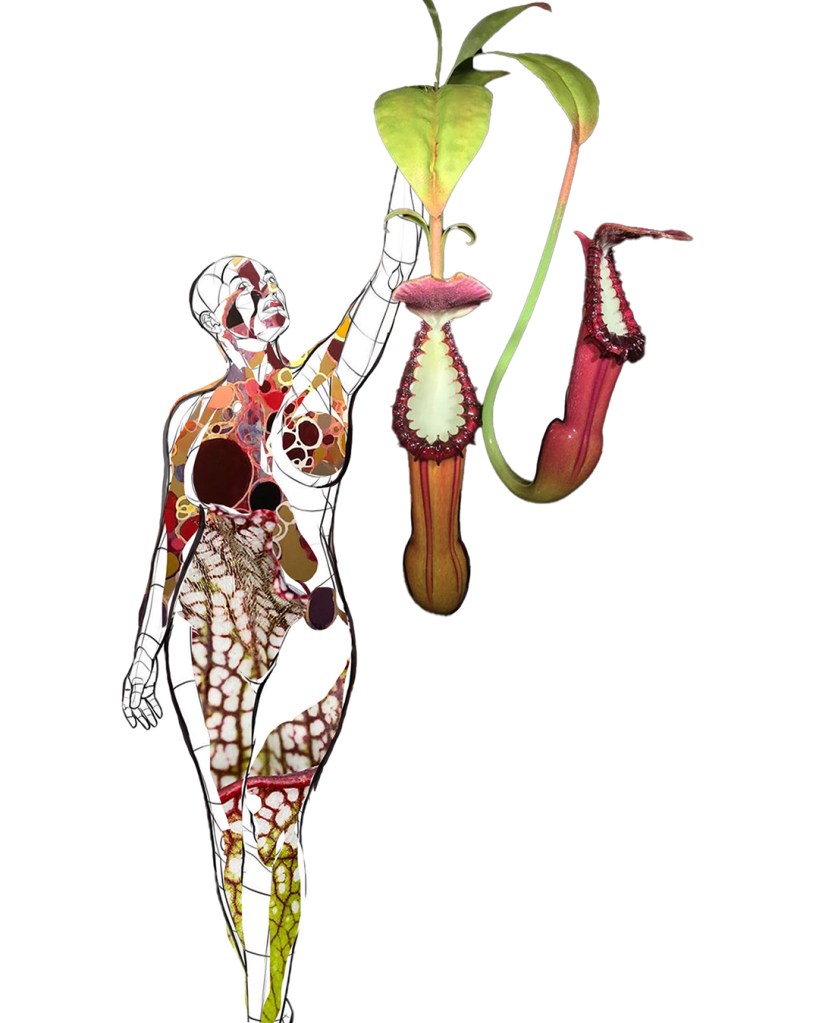 Putting It On, digital collage. by Ayesha Feisal